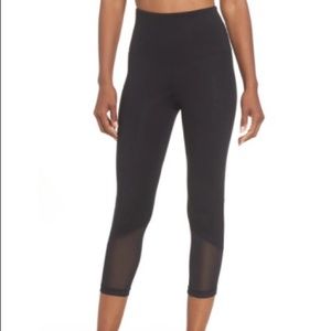 Zella Gemini cool recycled crop legging w/ mesh